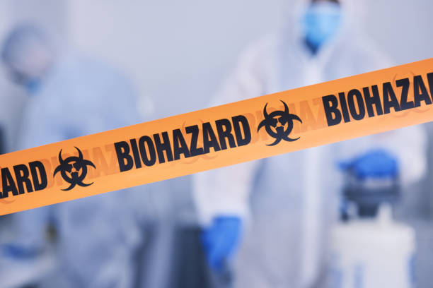 Professional Biohazard technician working in Westhampton, NY